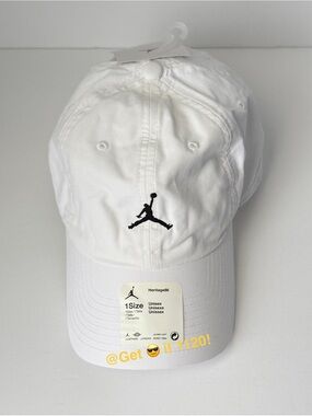 Jordan Jumpman Heritage86 Washed Cap One Size Unisex White DC3673-100